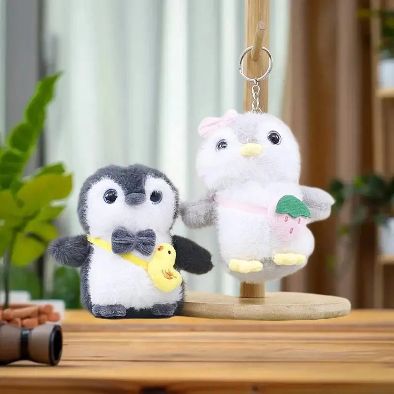 Cute Little Penguin Plush Doll Keychain Pendant Backpack Hangings Decoration Gifts