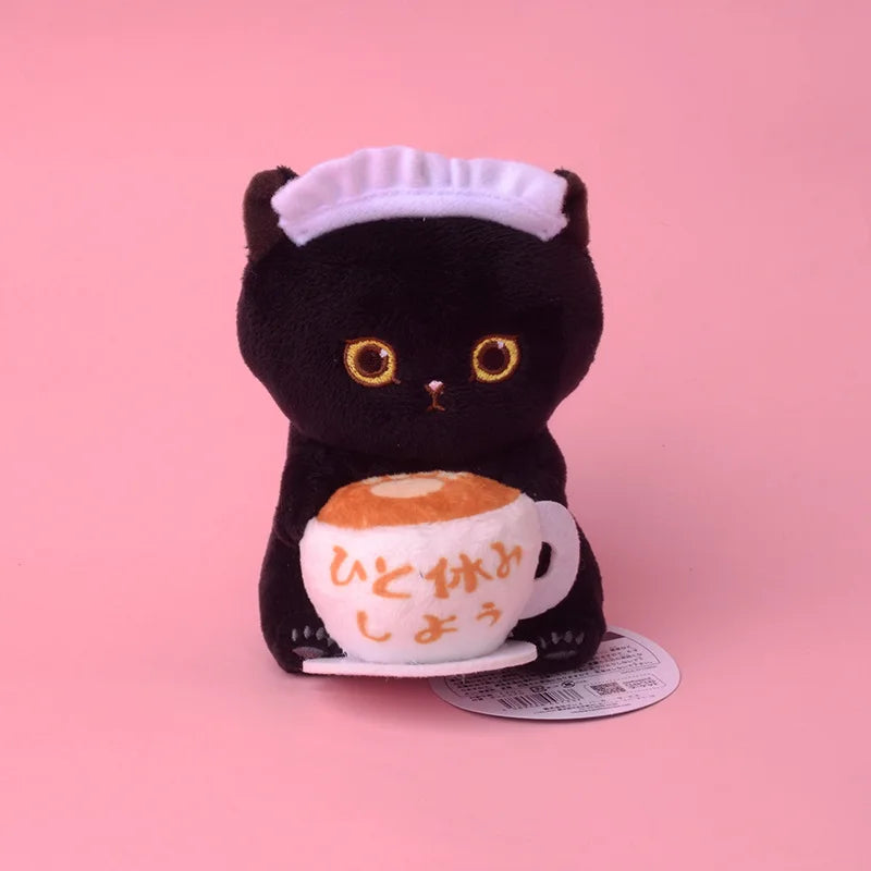 Newest Japanese Cute Mofusand Shark Cat Plush Toys Kawaii Keychain Cartoon Backpack Small Pendant Decoration Boys Holiday Gifts