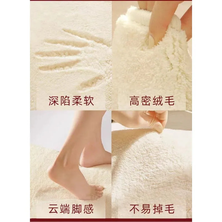 Cute Inoue Toro Carpet Living Room Bedroom Plush Foot Pads Children's Bedroom Cartoon Soft Decorative Home Carpet Christmas Gift