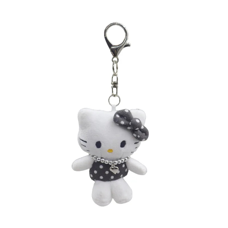 Kawaii Sanrio Hello Kitty Plush Toys Cute Cartoon Creative Tennis Keychain Backpack Pendant Girls Christmas Gifts Accessories