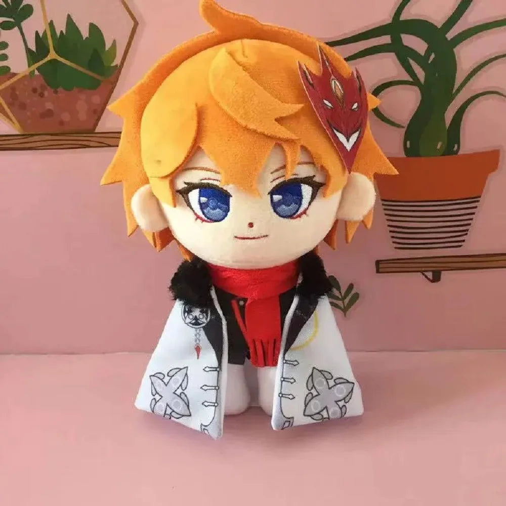 Genshin Impact Anime Plush Dolls Scaramouche Klee Yoimiya YunJin Bennett Lisa Tartaglia Lumine Cartoon Figure Stuffed Toys