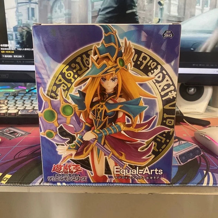 [In Stock] Original Yu Gi Oh! Anime Toy Dark Magician Girl Figure Model Computer Desktop Decoration Toy