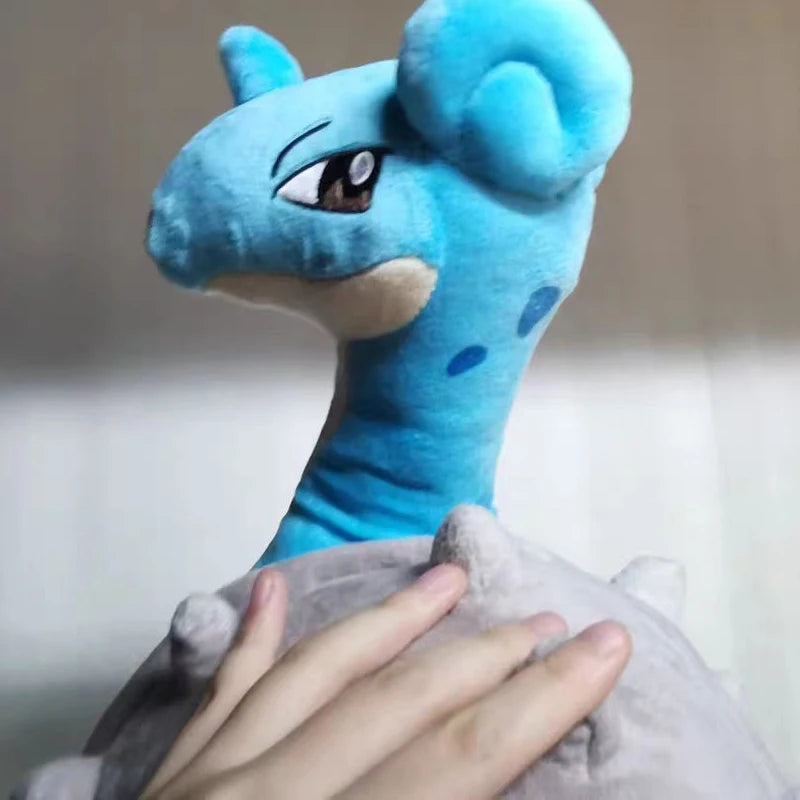 38cm Pokemon Lapras Plush Toys Anime Doll Cute Ornament Pokémon Cartoon Stuffed Plushie Pillow Gift for Children Christmas