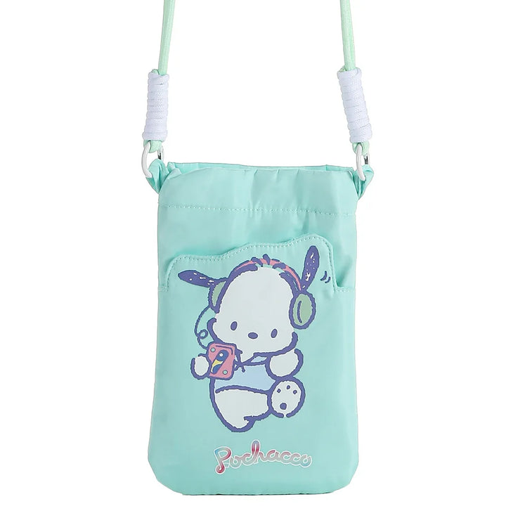 Sanrio Hello Kitty Cinnamoroll Kawaii Cartoon My Melody Crossbody Phone Bag Children's Storage Bag Birthday Gift Peripherals