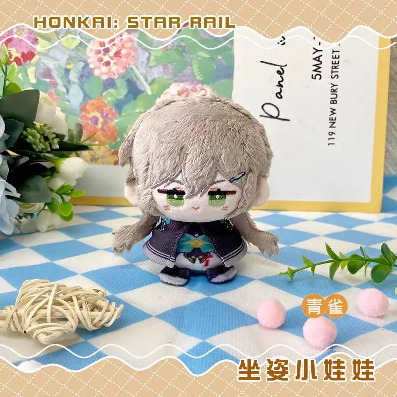 Honkai: Star Rail Plush Sunday Aventurine Firefly Kafka Blade Jing Yuan Dan Heng Anime Cosplay Stuffed Doll Keychain Kids Gift