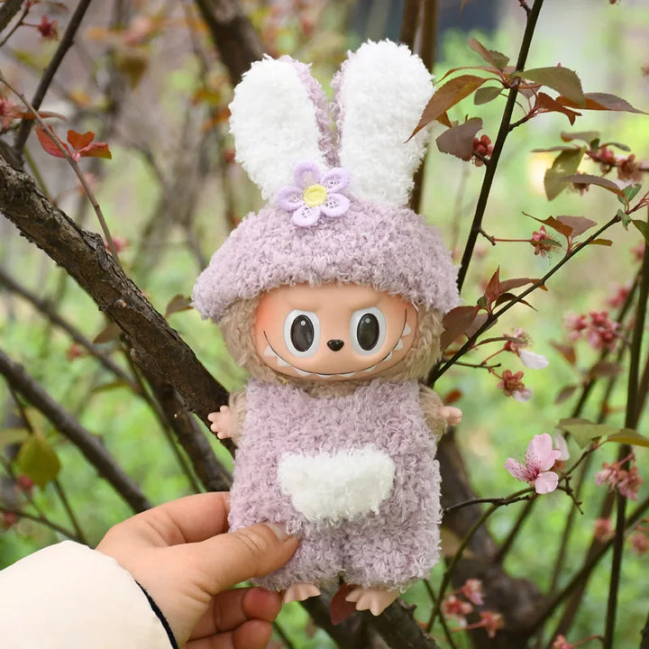 17cm Cute Mini Plush Doll'S Clothes Snowman Duck Elephant Panda Bunny Outfit Accessories For Korea Kpop Exo Labubu Idol Dolls