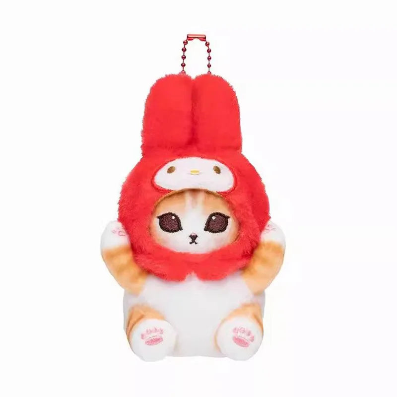 Sanrio Hello Kitty Gudetama Kawaii Cartoon Kero Kero Keroppi Plush Toys Backpack Pendant Doll Accessories Girl Boy Keychain Gift
