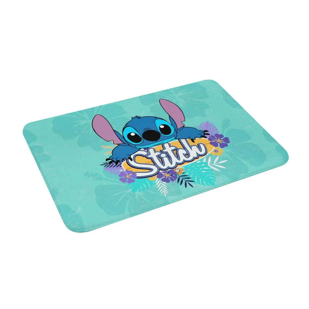 Lilo & Stitch Memory Foam Bath Mat Rug Non-Slip Quick Dry Cute Cartoon Bathroom Floor Rugs Carpet For Kitchen Shower Bath