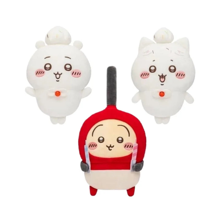 Cartoon Chiikawas Kawaii Birthday Series Lighter Usagi Cream Hachiware Keychain Plush Keychain knapsack bag Pendant Doll Gift