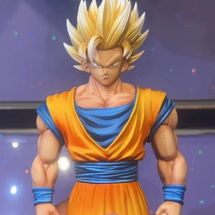 In Stock Hy Dragon Ball Son Goku Ssj1 Figure Super Saiyan Goku Action Figures Ssj2 32cm Pvc Statue Collection Model Toy Gift