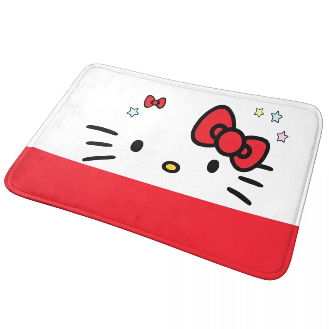 Hello Kitty Bathroom Rugs Mat Water Absorbent Bath Rugs Mats Carpet Non-Slip for Kitchen Shower