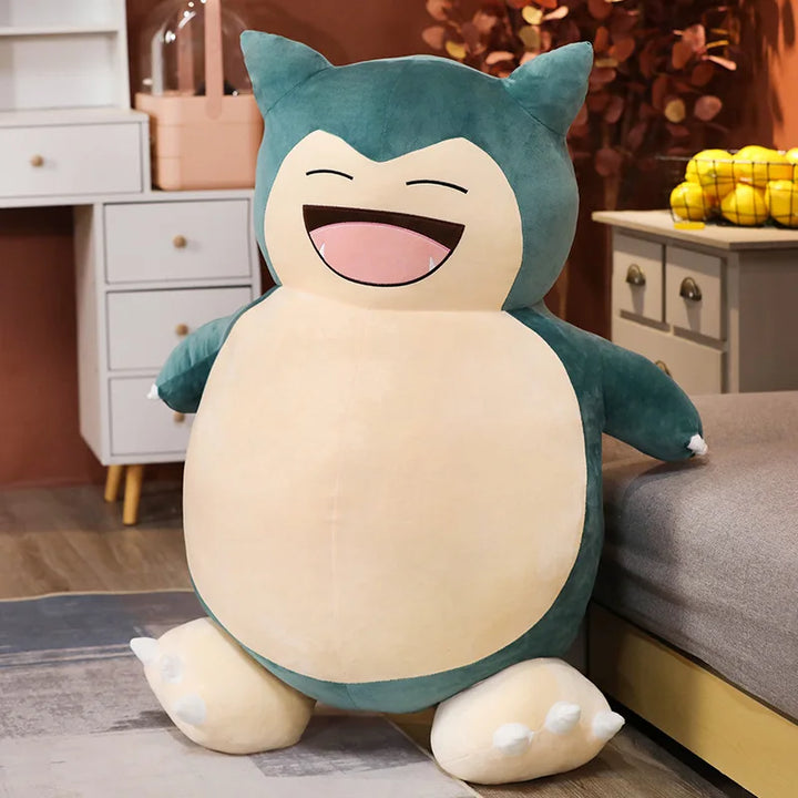 30/200cm Huge Pokemon Snorlax Animal Big Pokémon Doll Semi-finished Holster Plush Toys Kawaii Anime Plushie Gifts for Childrens