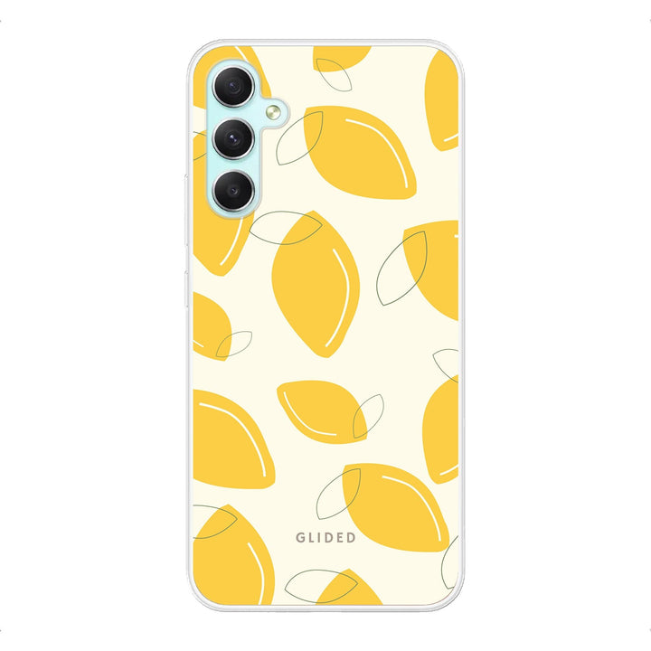 Abstract Lemon - Samsung Galaxy A34 Handyhülle