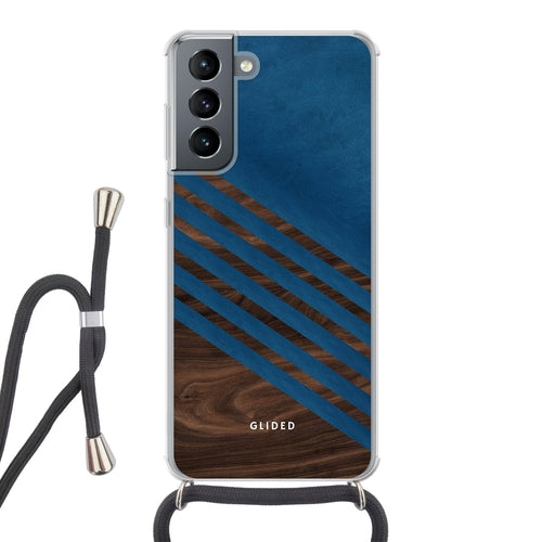 Blue Wood - Samsung Galaxy S21 5G Handyhülle