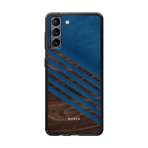 Blue Wood - Samsung Galaxy S21 5G Handyhülle