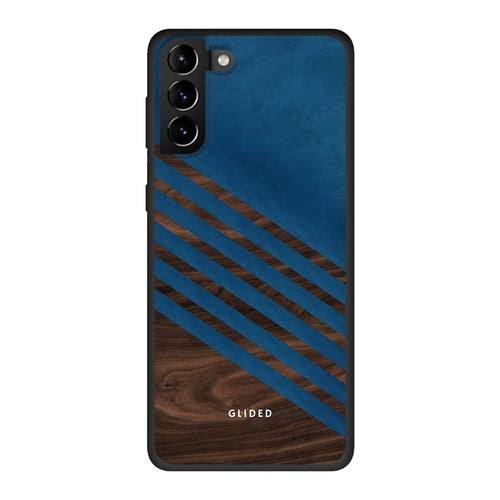Blue Wood - Samsung Galaxy S21 Plus 5G Handyhülle
