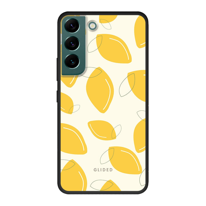 Abstract Lemon - Samsung Galaxy S22 Handyhülle