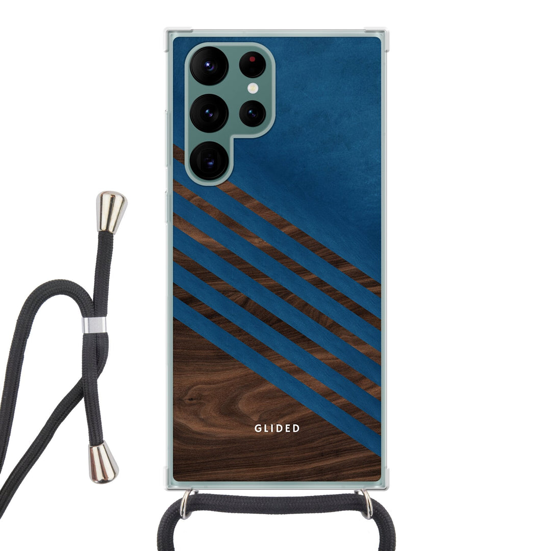 Blue Wood - Samsung Galaxy S22 Ultra Handyhülle