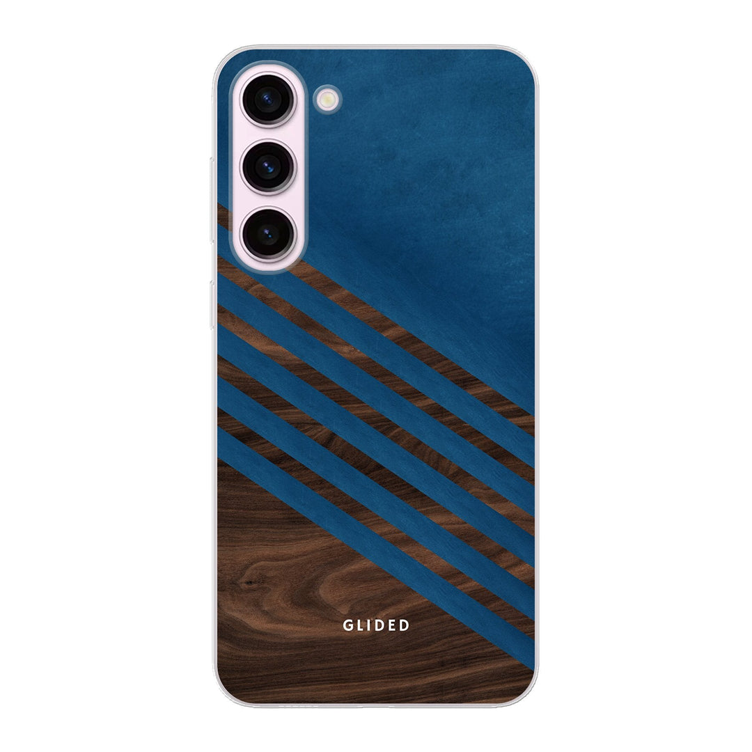 Blue Wood - Samsung Galaxy S23 Plus Handyhülle