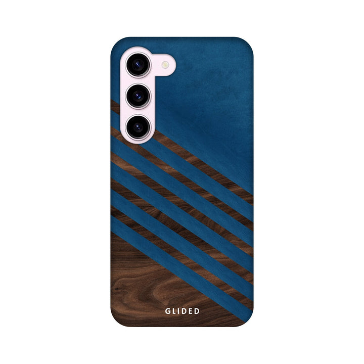 Blue Wood - Samsung Galaxy S23 Handyhülle
