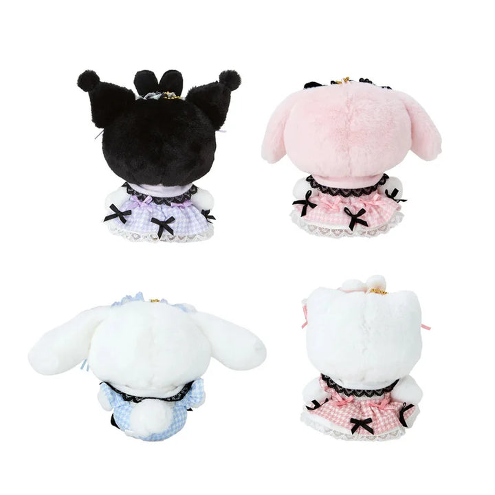 Sanrio Hello Kitty Cinnamoroll Kawaii Cartoon Keychain Plush Toys My Melody Backpack Pendant Girls Birthday Gift Accessories