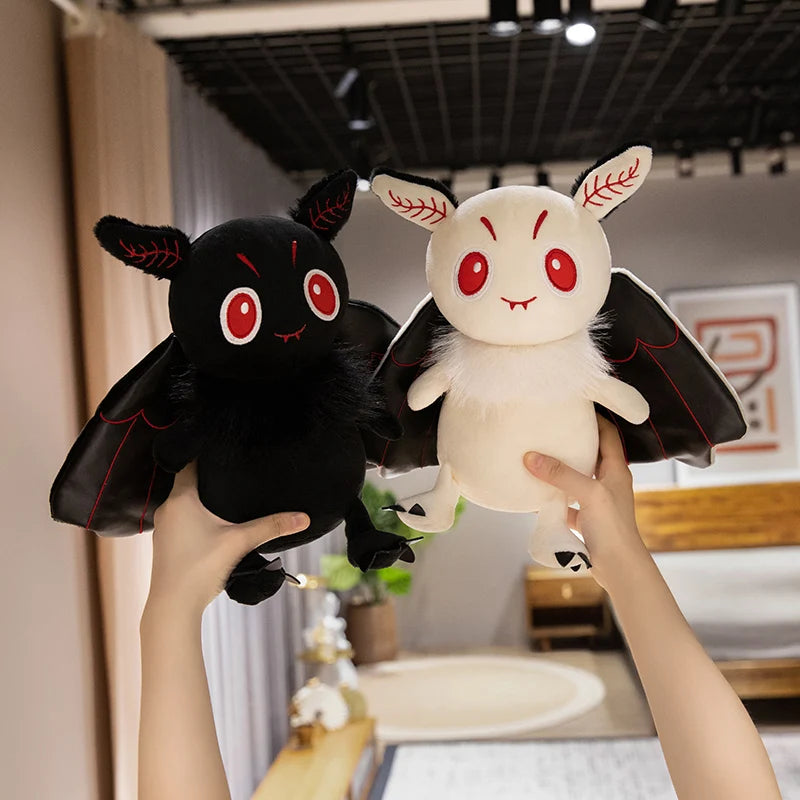 Cute Dark Moth Plush Toy Stuffed Moth Soft Doll Halloween Plush Kids Toy Home Decor