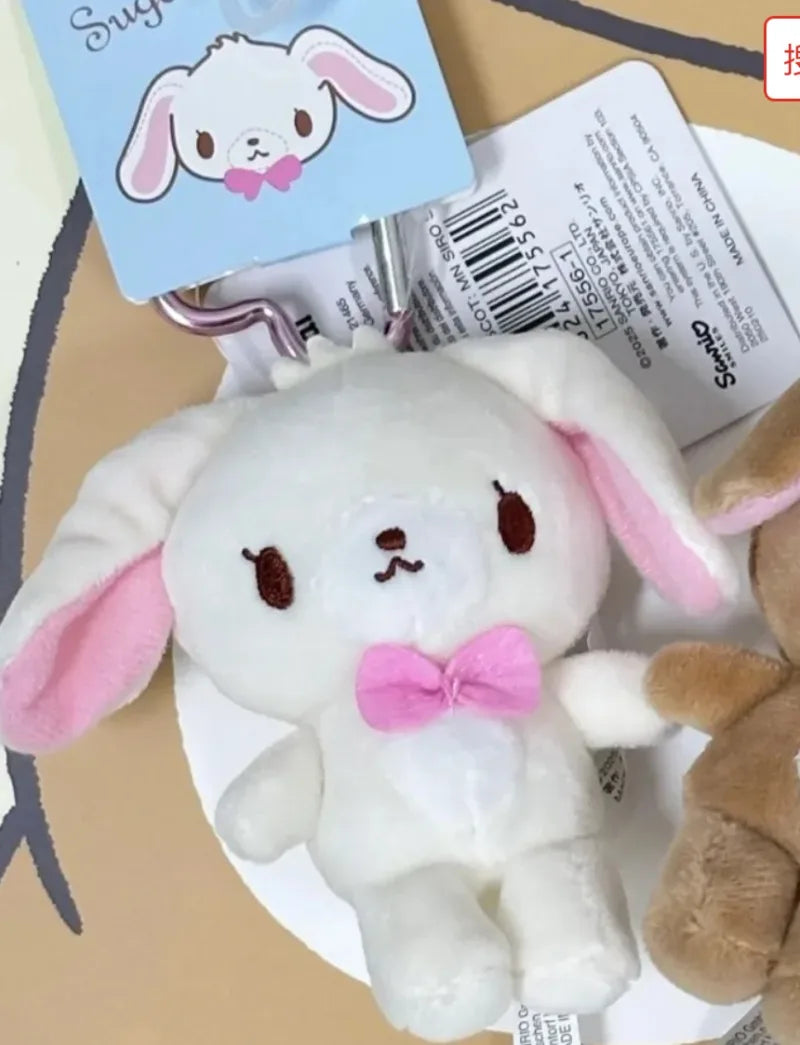 Cartoon Sugarbunnies Plush Pendant Keychain Backpack Doll Pendant Decoration Cute Soft Toys for Boys and Girls Holiday Gifts