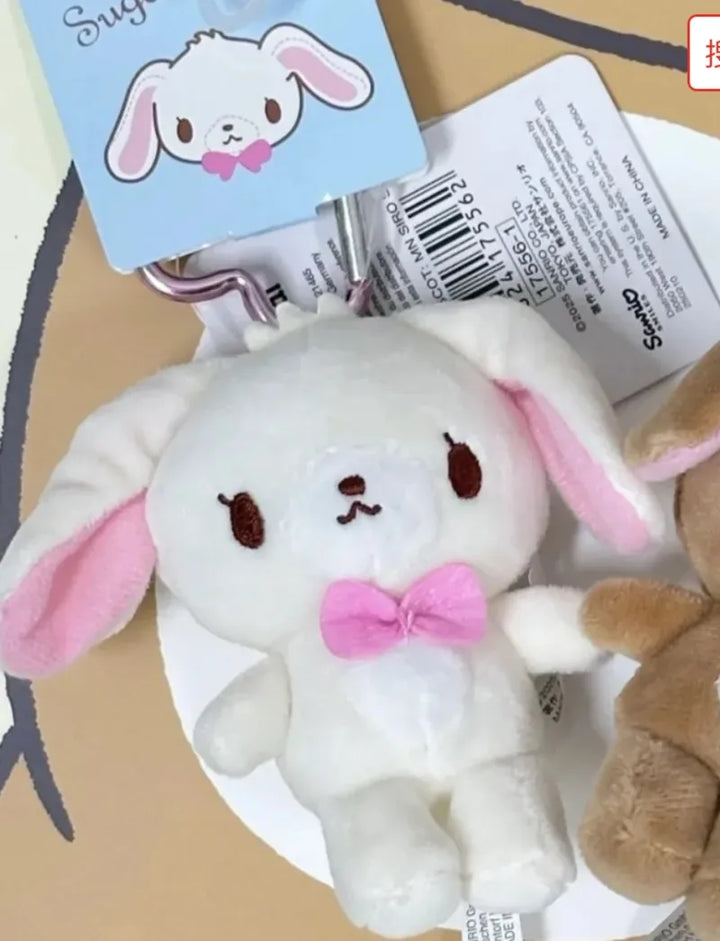 Cartoon Sugarbunnies Plush Pendant Keychain Backpack Doll Pendant Decoration Cute Soft Toys for Boys and Girls Holiday Gifts