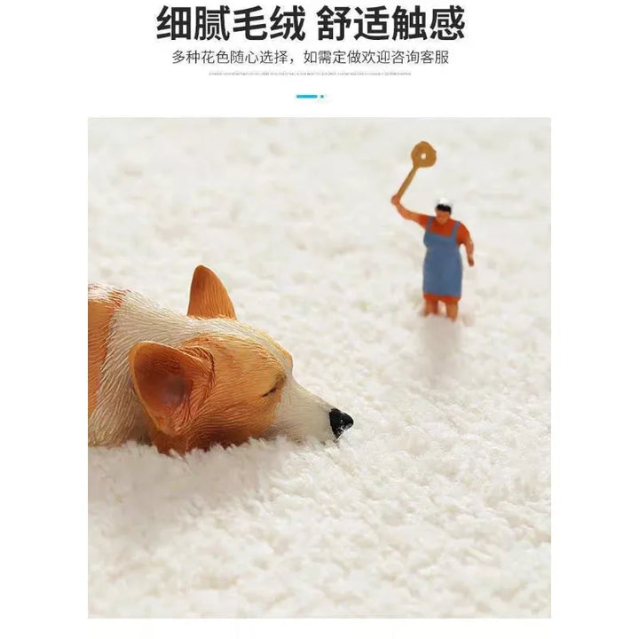 Cute Inoue Toro Carpet Living Room Bedroom Plush Foot Pads Children's Bedroom Cartoon Soft Decorative Home Carpet Christmas Gift