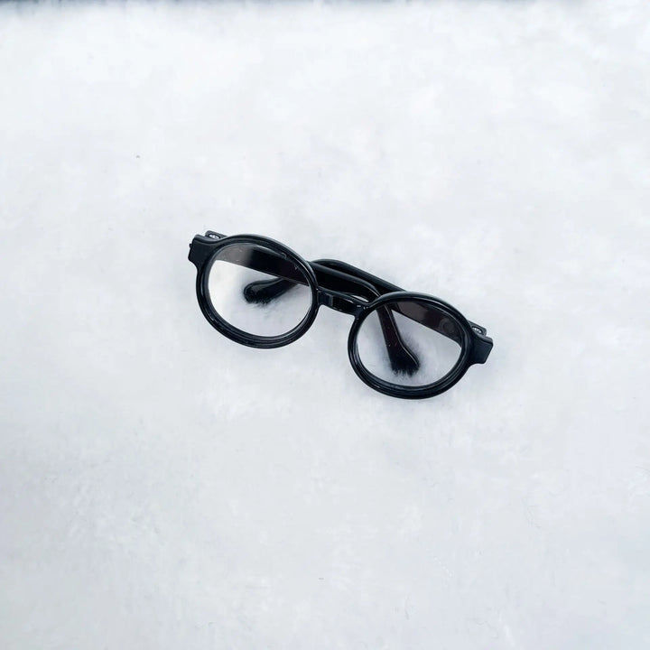 Doll Clothes Only 17cm/15cm Sitting Party Series 1-3 Labubu Leopard Print Dress with Velvet Skull Bow Hair Hoop Accessory Toy