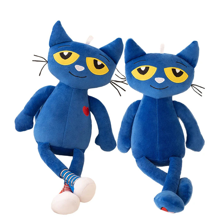 Cute Cartoon Anime Plush Pete The Cat Toy 40cm Stuffed Game Animation figure Pete Soft Doll Kids Birthday Gifts Room Decor