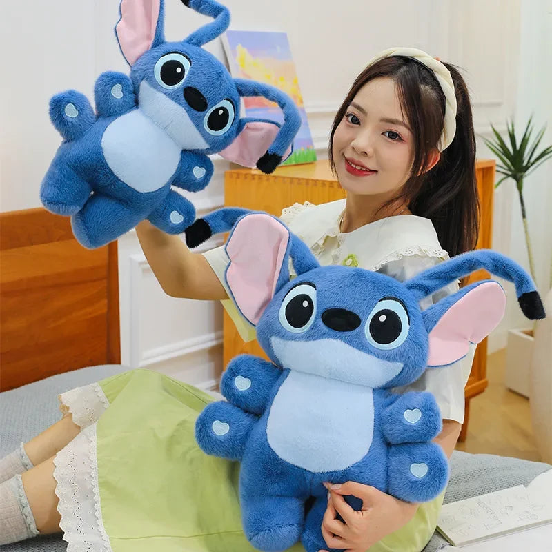 25-65cm Disney Lilo and Stitch Plush Toys Anime Plushie Cartoon Long Hand Stich Dolls Kawaii Pillow Stuffed Kids Birthday Gifts