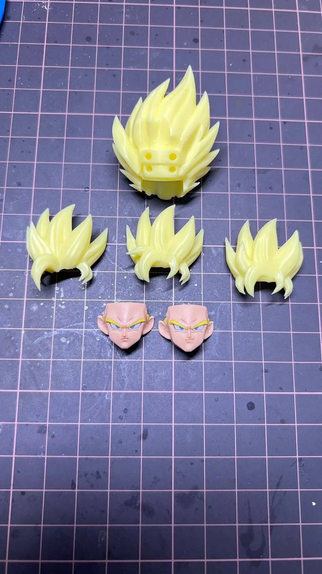 In Stock Dragon Ball Heads Accessories Shf Super Saiya Ssj2 Goku Anime Action Figurine Collection Model Toys Gift
