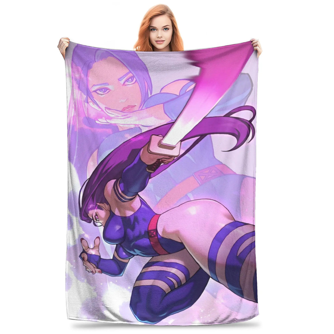 Luna Snow for Rivals Blanket Hero Shooter Video Game Fleece Funny Warm Throw Blanket for Coverlet All Season