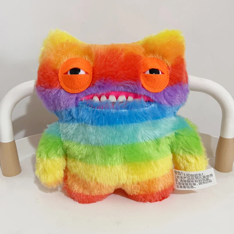 22cm Big Teeth Funny Ugly Monster Plush Doll  Cute Tooth Monster Doll Trendy Play Doll Collect Gift