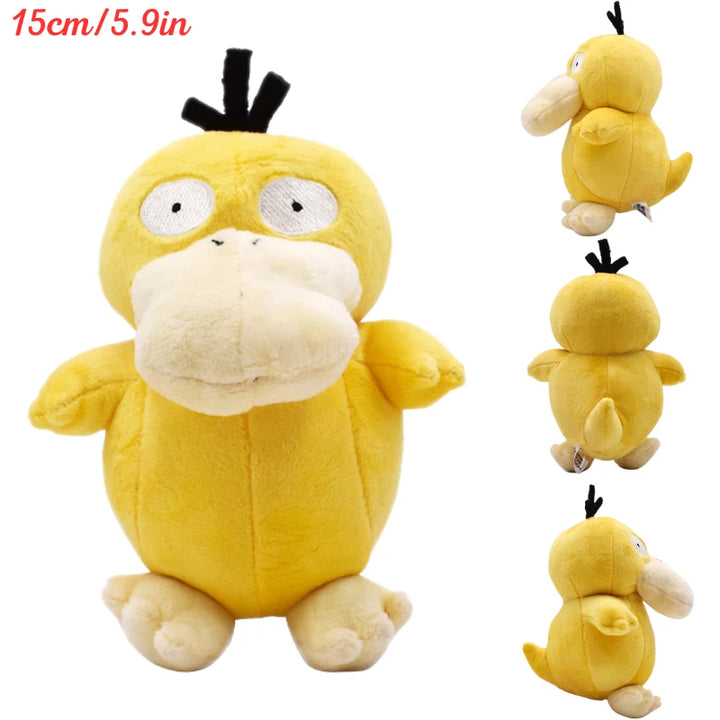 Kawaii Pokemon Gengar Magikarp Psyduck Soft Plush Toys Mew Mewtwo Poliwag Lapras Galarian Ponyta Stuffed Animals Peluche Dolls