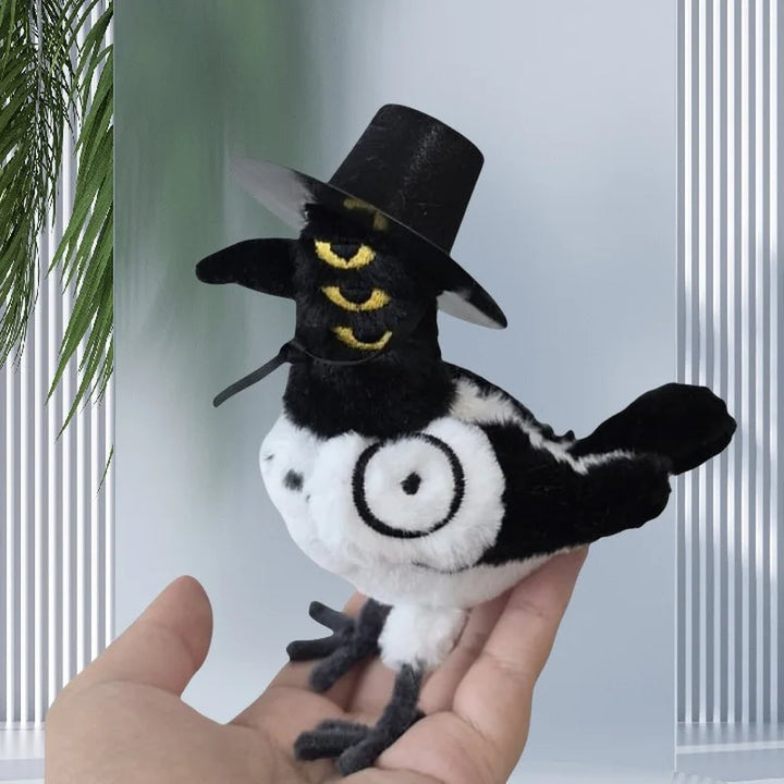 New Kpop Demon Hunters Plush Game Hunters 20cm Three Eyes 25cm Magpie Soft Toys Plushie Birthday Gift