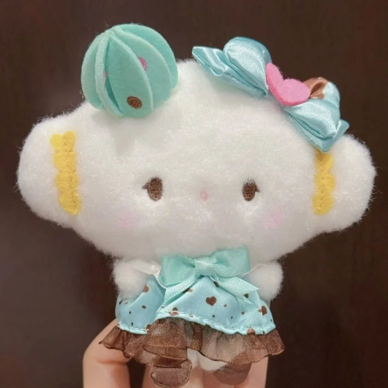 New cartoon Cogimyun Plush Toy Pendant mint skirt tyep kawaii Sanrios Kogimyun plush keychain Stuffed Doll bag accessories gift