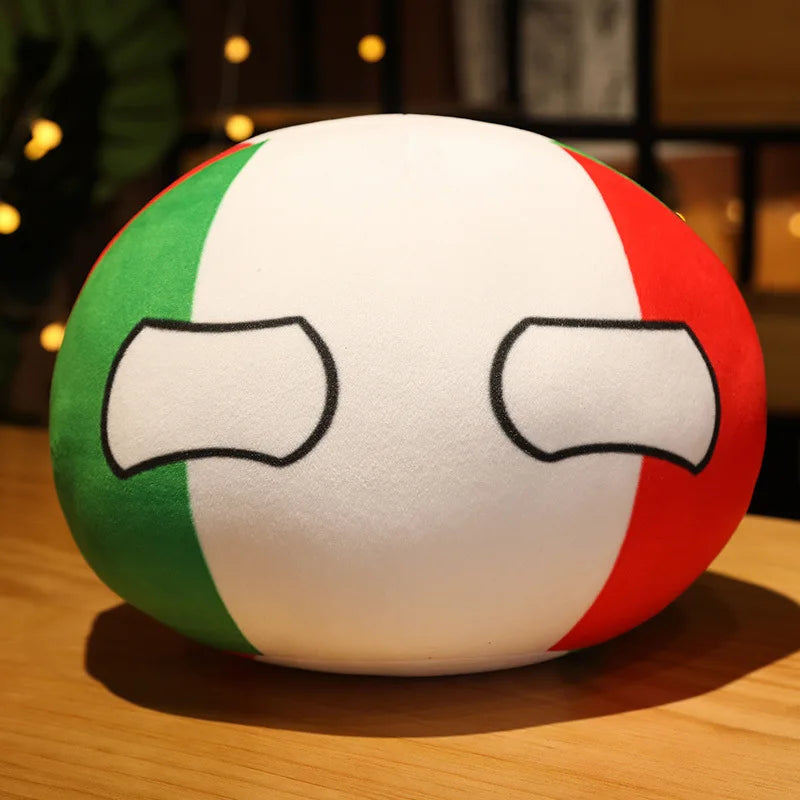 70 styles 10cm Country Ball Plush Toys Polandball Pendant Country Balls Countryball Stuffed Doll Christmas Gifts for Kids
