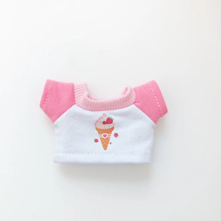 Labubu Doll Clothes Colorful Cartoon Print DIY Set 15/17cm Plush Doll'S Clothes Labubu I II Idol Dolls Sitting Party Accessories