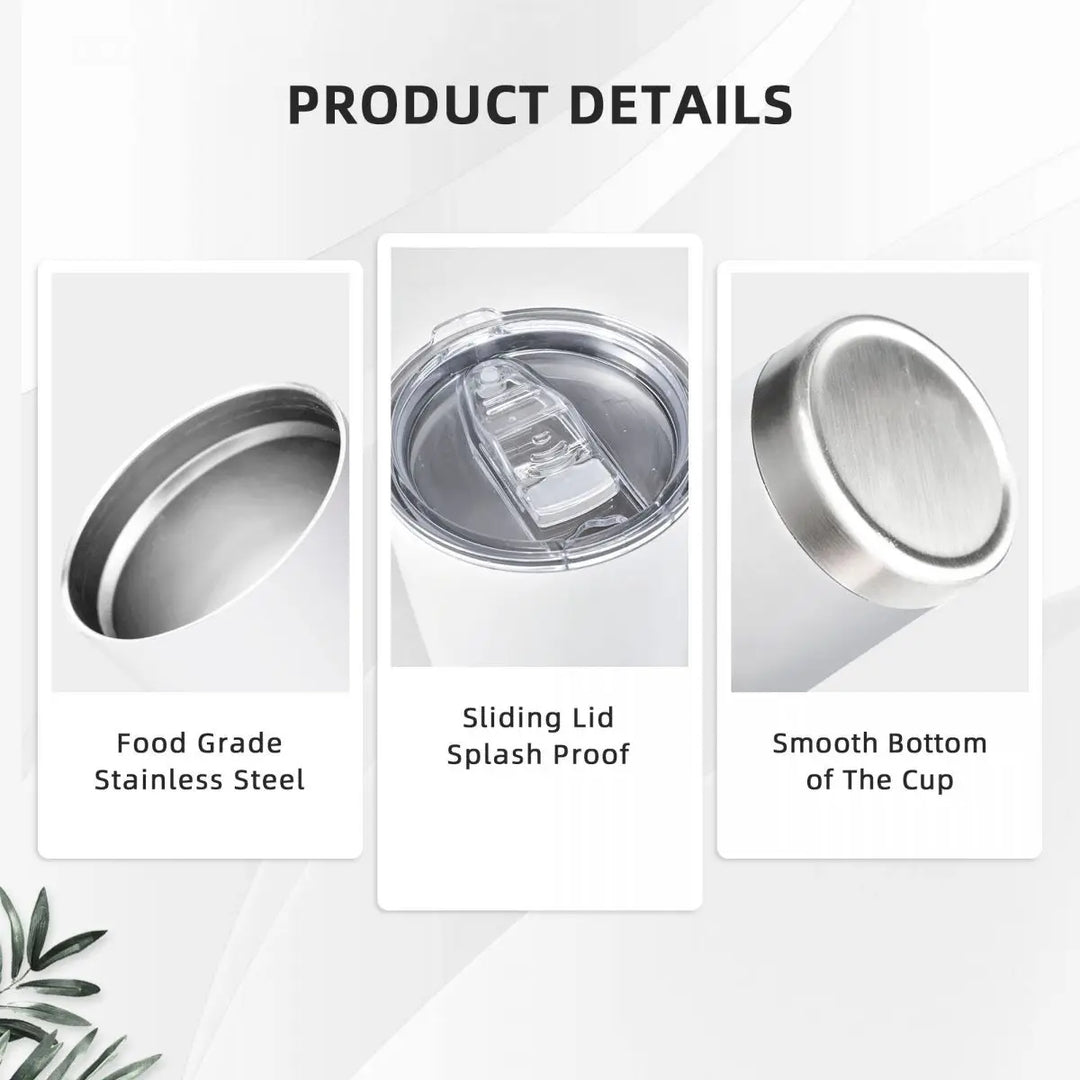 Cartoon Kawaii Stitch Insulated Tumbler with Lid Stainless Steel Thermal Mug Office Home Car Bottle Cup, 20oz