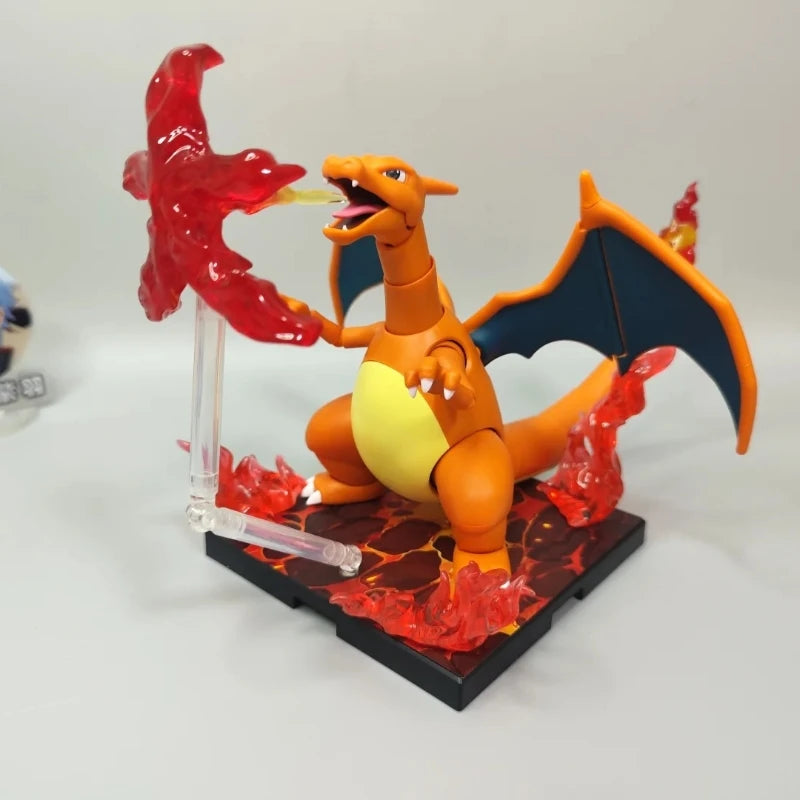 Blokees Pokemon Assembly Action Figure Pikachu Charizard Anime Original Desktop Decoration Kids Customized Toy Birthday Gifts
