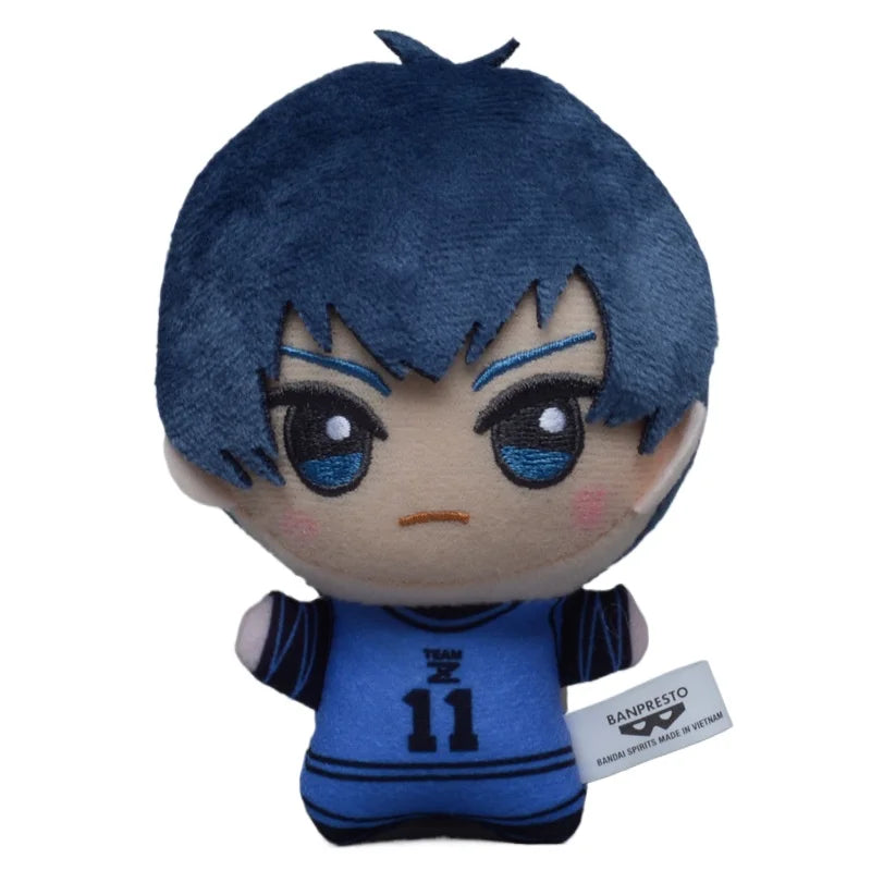 10cm Blue Lock Plush Toy Keychain Nagi Backpack Charm Anime Seishiro Isagi Yoichi Chigiri Bachira Mikage Stuffed Doll Toy Gift