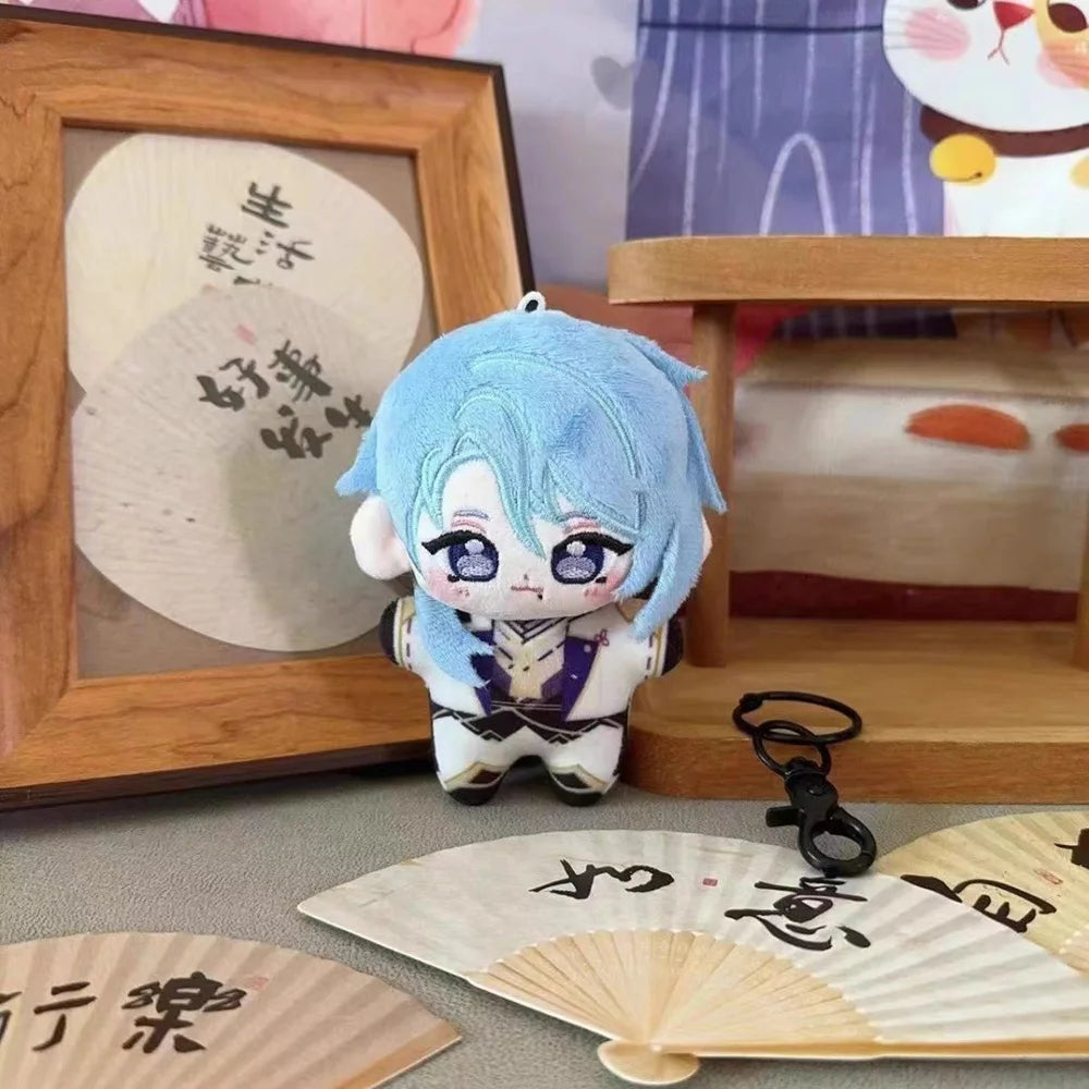 Genshin Impact Plush Shikanoin Heizou Keqing Diluc Klee Anime Stuffed Doll Starfish Body Cartoon Figure Pendant Toys