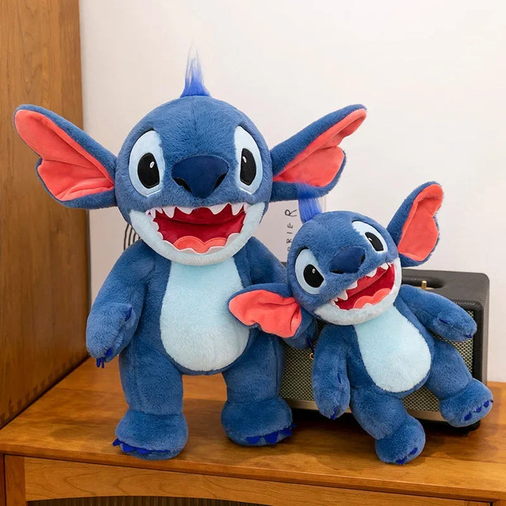 35/80cm Disney Lilo Stitch Plush Toy Kawaii Anime Cartoon Stand Stich Plushies Soft Stuffed Doll Big Pillow Kid Gift Xmas