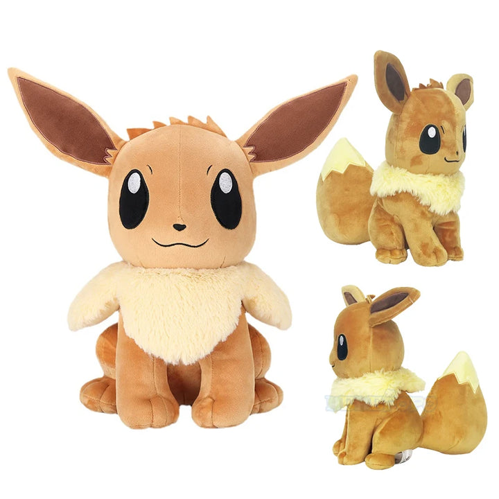Original Pokemon Kawaii New Eevee Plush Toy Cartoon & Cute Stuffed Doll Children's Toy Birthday Present