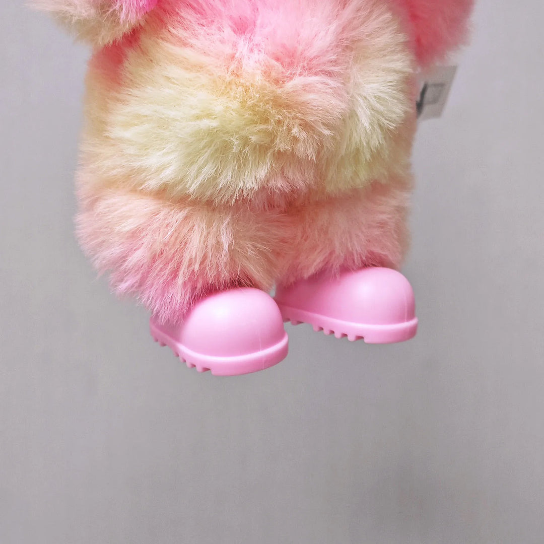 Labubu 1-3 Gen Doll Outfits "High Energy Ahead" T-Shirt + Overalls Set Hat & Accessories Included Cool Plush Pendant Clothes