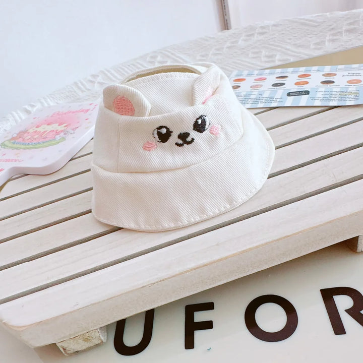 Labubu 1-3 Gen 17cm Plush Doll Outfits | Cute Pink T-Shirt + Pants Set with Hat | Soft Toy Clothes for Labubu Accessories