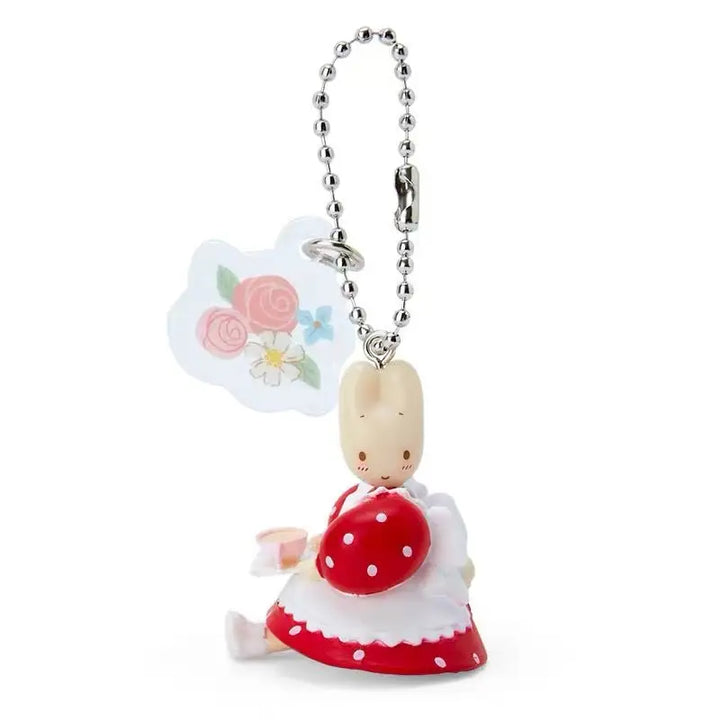 Sanrio Kawaii Marroncream Cartoon Bag Keychain Pendant Toy Girl's Heart Cute Doll Accessories Friends Birthday Gifts Peripheral