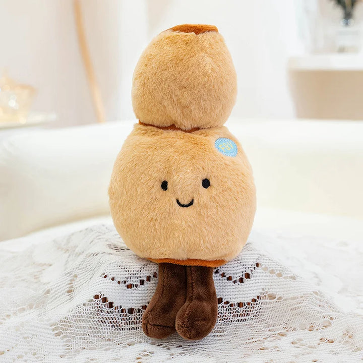 A Variety of Vegetable Plush Toys Eggplant Cartoon Cauliflower Soft Dolls Broccoli Plushie Red Tulip Stuffed Toys Cabbage Garlic